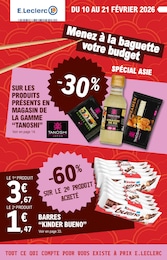 Prospectus Supermarchés de E.Leclerc à Étampes: "Menez à la baguette votre budget", 56 pages, 10/02/2026 - 21/02/2026