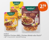 veganes Chicken BBQ, Chicken Kebab oder Hack im Angebot bei tegut in Hofheim veganes Chicken BBQ, Chicken Kebab oder Hack Angebote von endori bei tegut Hofheim für 2,79 €