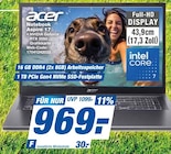 Notebook Aspire 17 bei expert Schäfer im Elz Prospekt für 969,00 €
