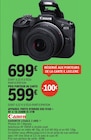 Promo Appareil photo hybride EOS R100 + RF-S 18-45MM IS STM à 599,00 € dans le catalogue E.Leclerc à Rueil-Malmaison