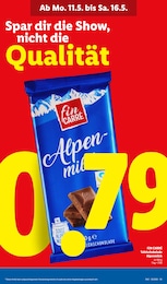 Lidl Tafel im Prospekt 