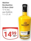 Bombardino Ei-Rum-Likör im Angebot bei GLOBUS in Gießen Bombardino Ei-Rum-Likör Angebote von Walcher bei GLOBUS Gießen für 14,99 €