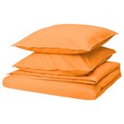Aktuelles Bettwäsche-Set, 3-teilig orange 240x220/80x80 cm Angebot bei IKEA in Bottrop ab 29,99 €
