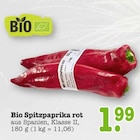 Bio Spitzpaprika rot Angebote bei E center Heidelberg für 1,99 €