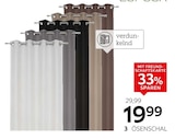 Aktuelle Gardinen Angebote bei XXXLutz Möbelhäuser in Frankfurt (Main) Aktuelles Esposa Ösenschal „Lando“ Angebot bei XXXLutz Möbelhäuser in Frankfurt (Main) ab 19,99 €