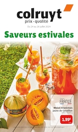 Catalogue Supermarchés Colruyt en cours à Dardilly et alentours, "Saveurs estivales", 8 pages, 24/07/2024 - 28/07/2024