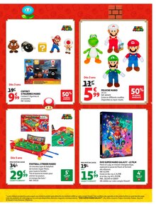 Promotion Super Mario dans le prospectus Auchan Hypermarché, valable du 25/08/2026 au 06/09/2026 Promo Super Mario dans le catalogue Auchan Hypermarché du moment à la page 5