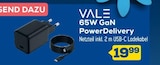 65W GaN PowerDelivery Netzteil Angebote von Vale bei EURONICS Fulda für 19,99 €