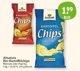 Bio-Kartoffelchips von Alnatura im aktuellen basic Prospekt für 1,99 €