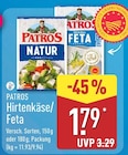 Hirtenkäse von Patros für 1,79 € bei ALDI Nord im Angebot Hirtenkäse von Patros im aktuellen ALDI Nord Prospekt