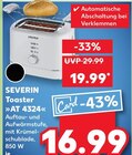 Aktuelles Toaster "AT 4324" Angebot bei Kaufland in Ulm ab 16,99 €