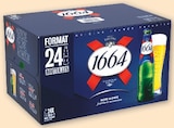 Bière blonde 5,5° - 1664 - Super U à Villeurbanne Bière blonde 5,5° - 1664 en promo chez Super U Villeurbanne à 10,74 €