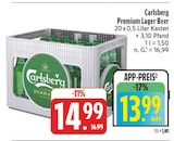 Premium Lager Beer bei EDEKA im Prospekt "" für 13,99 €