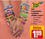 Freundschaftsarmbänder "Rubber Loops" Angebote von folia bei REWE Siegen für 1,99 €