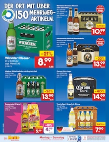 Bier im Netto Marken-Discount Prospekt "Aktuelle Angebote" mit 58 Seiten (Bremen)