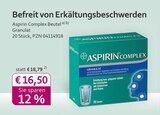 Aspirin Complex Beutel bei mea - meine apotheke im Prospekt "" für 16,50 €