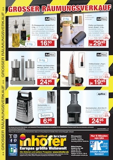 Essig im aktuellen Möbel Inhofer Prospekt (München) Essig im Möbel Inhofer Prospekt "GROSSER RÄUMUNGSVERKAUF" mit 12 Seiten (München)