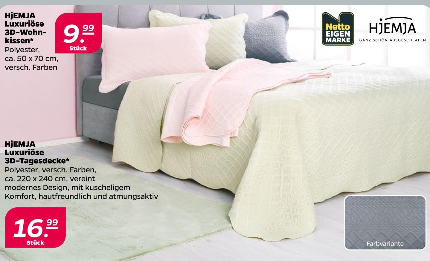 Luxuriöse 3D-Tagesdecke