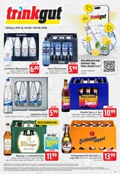 Trinkgut Getränkemärkte Prospekt der aktuellen Woche mit 6 Seiten, gültig von 03.08.2026 bis 08.08.2026, in Ginsheim-Gustavsburg und Umgebung Aktueller Trinkgut Getränkemärkte Prospekt in Ginsheim-Gustavsburg und Umgebung, "Aktuelle Angebote" mit 6 Seiten, 03.08.2026 - 08.08.2026
