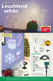 Weihnachtsbaum im BayWa Bau- und Gartenmärkte Prospekt in Templin Aktueller BayWa Bau- und Gartenmärkte Prospekt mit Weihnachtsbaum, "Hier bin ich gern", Seite 4