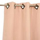 Rideau occultant rose poudré en promo chez Décor Discount Carpentras à 19,69 €