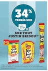 34% versés sur ma Carte U sur tout Justin Bridou - Justin Bridou dans le catalogue U Express