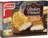 Filet de colin d’Alaska surgelé l’Atelier Poisson extra croustillant - FINDUS dans le catalogue Monoprix Margaret