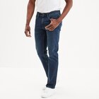 Jeans denim straight 5 poches Creeks denim blue black homme à 29,99 € dans le catalogue La Halle