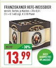 Franziskaner Hefe-Weissbier im Angebot bei Marktkauf in Bergheim Franziskaner Hefe-Weissbier Angebote bei Marktkauf Bergheim für 13,99 €