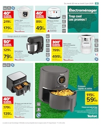 Prix et réduction Friteuse dans le prospectus Carrefour en cours Offre Friteuse dans le catalogue Carrefour du moment à la page 87