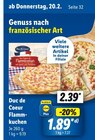 Flammkuchen bei Lidl im Trebbin Prospekt für 1,89 €