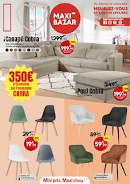 Offre Pouf dans le catalogue Maxi Bazar du moment à la page 1