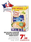 Escalope Cordon Bleu de Poulet - Père Dodu - U Express Escalope Cordon Bleu de Poulet - Père Dodu à 7,50 € dans le catalogue U Express
