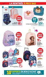 Promos Disney dans le catalogue "Super U" de Super U Disney en promo dans le catalogue Super U à la page 12