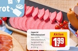 Aktuelle Wurst Angebote bei REWE in Moers Aktuelles Hähnchensalami Angebot bei REWE in Moers ab 1,99 €