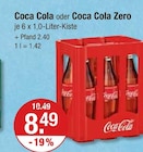 Coca Cola Angebote von Coca Cola bei V-Markt Senden für 8,49 €