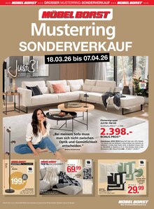 Couch im Möbel Borst Prospekt "SPAR- & ERLEBNISWOCHEN" mit 12 Seiten (Ulm)