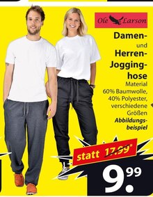 Damen- und Herren-Jogginghose bei famila Nordost in Bremen Damen- und Herren-Jogginghose im Angebot bei famila Nordost Bremen für 9,99 €