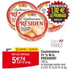 Coulommiers 21 % M.G. - PRÉSIDENT dans le catalogue Cora