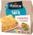 Lasagnes au saumon - D'AUCY en promo à 4,18 € chez Supermarchés Match Lasagnes au saumon - D'AUCY dans le catalogue Supermarchés Match