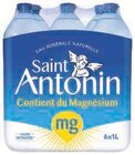 EAU MINERALE NATURELLE - SAINT ANTONIN en promo chez U Express Aix-en-Provence à 1,77 €