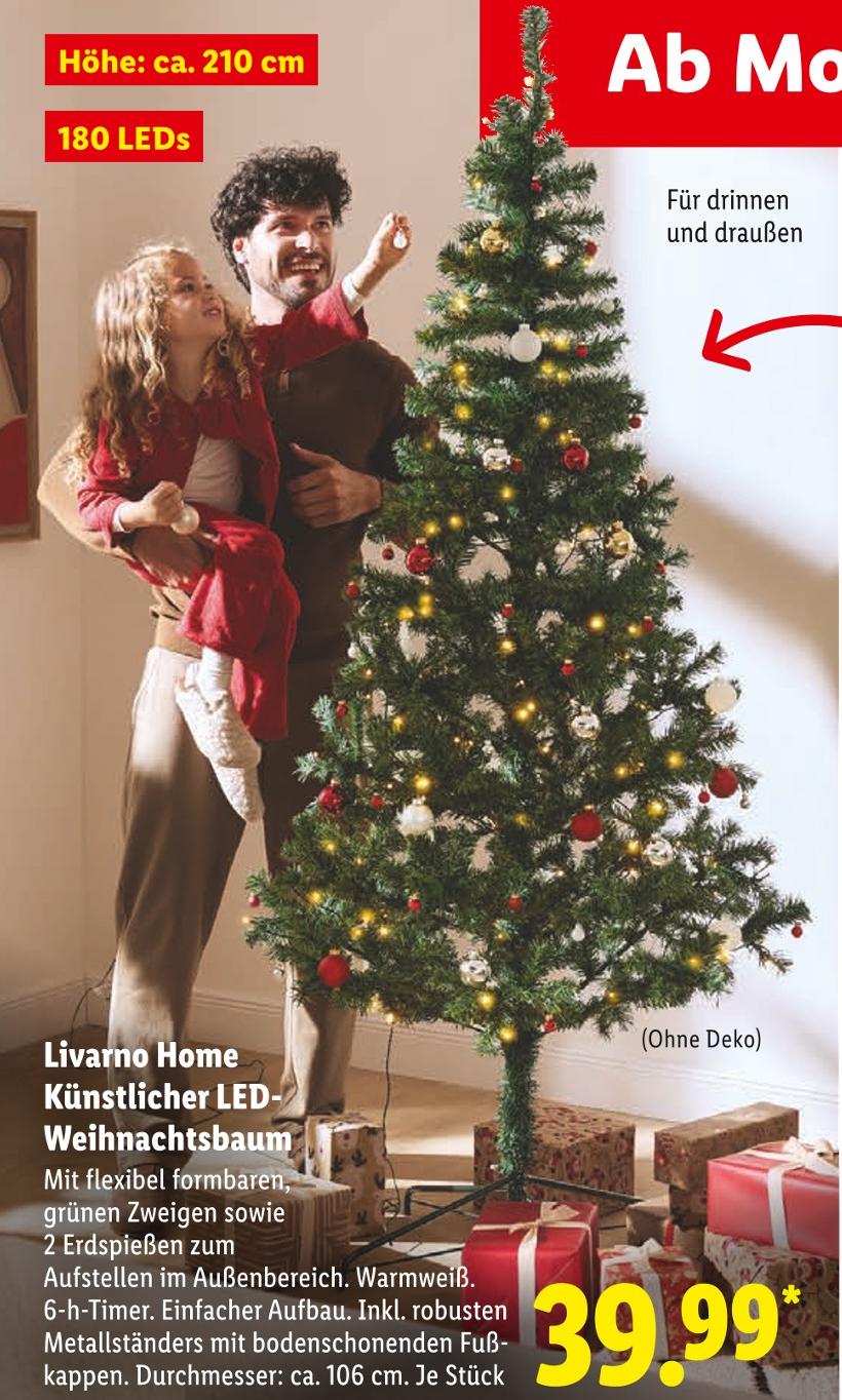 Künstlicher LED-Weihnachtsbaum