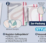 Aktuelles Register-Collegeblock Angebot bei Penny in Ludwigshafen (Rhein) ab 3,99 €