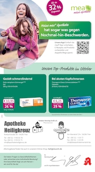 Aktueller mea - meine apotheke Prospekt "Unsere Oktober-Angebote" für Trier Aktueller mea - meine apotheke Prospekt für Trier mit  Seiten