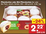 Pfannkuchen oder Mini Pfannkuchen 6er oder 8er Pack Angebote bei Netto Marken-Discount Weimar für 2,22 €