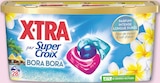 Lessive triocaps bora bora x28 capsules - SUPER CROIX en promo chez Netto Dieppe à 5,08 €