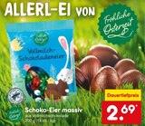 Schoko-Eier massiv Angebote von Fröhliche Osterzeit bei Netto Marken-Discount Pforzheim für 2,69 €