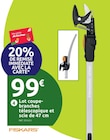 Promo Lot coupe-branches télescopique et scie de 47 cm à 99,00 € dans le catalogue Mr.Bricolage à Cosne-d'Allier