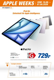 Handy im aktuellen expert Prospekt (Stuttgart) Handy im expert Prospekt "APPLE WEEKS" mit 5 Seiten (Stuttgart)