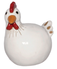 Poule en céramique - Bazarland à Montpellier Poule en céramique en promo chez Bazarland Montpellier à 25,99 €